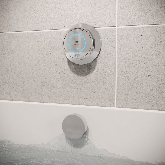 Quartz Classic Smart Bath with Overflow Filler (Gravity Pumped)